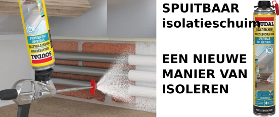 Soudal spuitbaar isolatieschuim